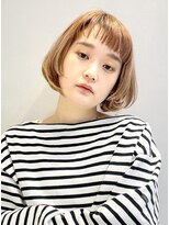 ソト 銀座(soto.)&nbsp;ハイライトカラー/くびれヘア/レイヤーパーマ/ミニボブ[銀座]