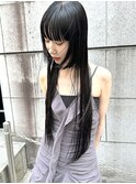 ロングレイヤー姫カット小顔レイヤーフェイスレイヤー