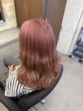 エイト プラット 渋谷2号店(EIGHT plat) くすみピンクベージュ ブリーチカラー 6/13