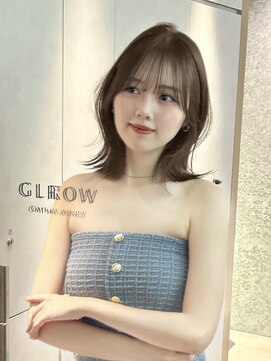 グロー 大宮(GLROW) 前髪顔まわりボブレイヤーボブ顔まわり縮毛矯正haruhi