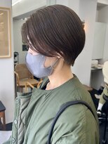 シベルバレー 横浜(sibell)&nbsp;＊20代30代前髪なしショートハンサムショートレイヤー丸み耳掛け