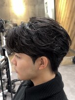 ビカムメンズヘアー 栄店(become men's hair)&nbsp;ジェントルショートジェントルパーマフェザーパーマダウンパーマ
