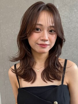 ロンドワン 三宮元町(Lond one) ミディアムレイヤー/くびれ/外ハネ