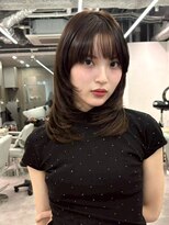 ベイルーム(BAYROOM by HONEY omotesando)&nbsp;フェイスレイヤーカット/ハッシュカット/チャコールグレー2