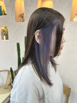 トリコ アヴェダ ららテラス北綾瀬(tricot AVEDA) インナーカラー/ダブルカラー/ラベンダーパープル
