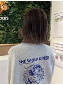 ミディ×バレイヤージュ