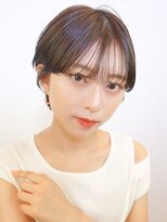 オーバーヘアー 池袋店(over hair) シースルーバング×丸みショート