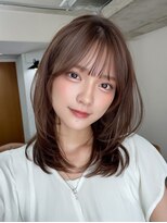 レリーアンテ 大阪梅田(Rely ante)&nbsp;髪質改善艶髪韓国風エギョモリ、ベージュ