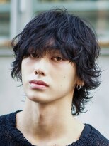 アンサー 原宿(ANSWER)&nbsp;メンズボブメンズミディアムパーマニュアンスパーマルーズパーマ