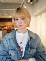 エルフレームバイワンラヴェスト(L'FLAME by one Lovest)&nbsp;顔周りレイヤー/ダブルカラー/髪質改善/ケアブリーチ長野駅◆
