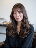 アブニール 柏東口店(AVENIR)&nbsp;ワンホンレイヤー/ミルクティーブロンド/ダークブルー/柏
