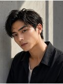 韓国マッシュセンターパートダウンパーマニュアンスパーマウルフ
