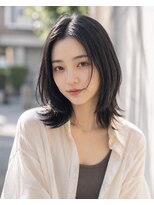 グロウ 赤羽(grow) ダークグレージュ×くびれヘア×艶髪