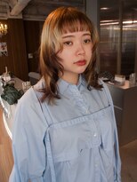 ユルクメゾンシティ 名古屋(JURK MAISON CITY)&nbsp;natsu style 三毛猫カラー　オン眉レイヤー