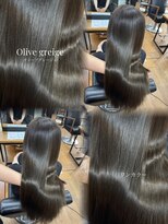 ヘアカロン 熊本下通店(Hair CALON)&nbsp;ミントカラー/オリーブクレージュ/透明感カラー/ブリーチなし