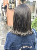 【cachette/別府/別府市】ハイライト×切りっぱなしミディ