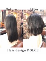 ヘアー デザイン ドルチェ(Hair design DOLCE) 外ハネボブ