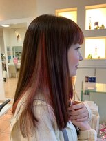 ヘアー＆フェイス ヤマ　ｈａｉｒ＆ｆａｃｅ　Ｙａｍａ インナーカラー