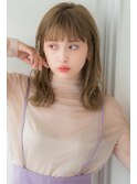 aRietta銀座＊20代30代韓国風×ベージュ×ガーリー×ウェーブ
