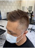 グラデーション刈り上げスタイル