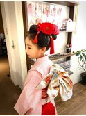 新日本髪七歳&着付け【矢島美容室】