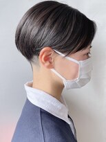 モリオフロムロンドン 原宿本店(morio from London) 【morio 原宿】黒髪ハンサムショート刈り上げ女子ツーブロック