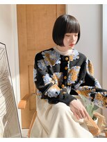 ウユ(uyu)&nbsp;マッシュボブ、マロンベージュ