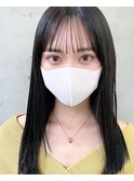 ブリーチなしの圧倒的な透明感カラー