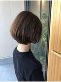 小顔ひし形ショートスタイル◇丸み大人可愛い
