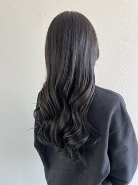 ゴットフロー(GOTTO FLOW) 透明感/暗髪/ダークアッシュグレー/グレージュ/大人カラー