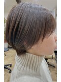 美髪矯正　似合わせショートカット　髪質改善