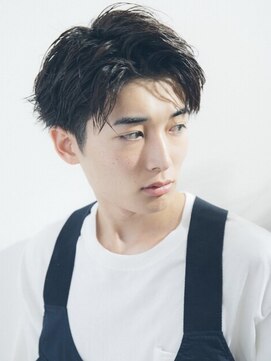 ディッセンバー 渋谷(December) メンズ/マッシュ/ニュアンスパーマ/刈り上げ/韓国風/ショート