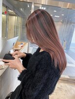 イェッカ パビル(YECCA pabil)&nbsp;バレイヤージュピンク（ブリーチ1～2回）