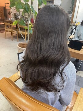 ウニコ(unico.) オリーブグレージュ/ブリーチあり/韓国ヘア