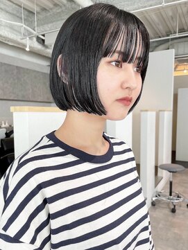 カフ(CAF) 【CAF 照下 似合わせカット イメチェンコンパクトミニボブ】