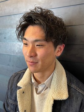 ディスイズバーバーセカンド(THIS IS BARBER 2nd) ツイスパ ツーブロック アップバング サイドパート