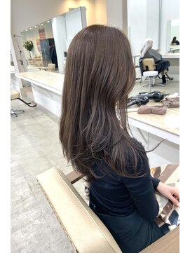 ニュート(Neut ) ロングスタイル/ダークアッシュ/ダークグレー/レイヤー/かきあげ