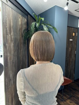 ユニコヘア(unico hair) ボブ×ハイトーン