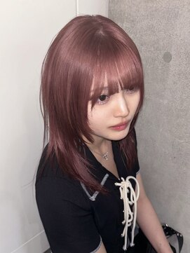 ザ オーダー(THE ORDER) ピンクベージュ/裾カラー