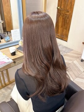 アリスバイアフロート 自由が丘(ALICe by AFLOAT) ◎ ブリーチなしダブルカラーで明るめブラウン