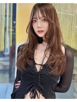 シティ(CITY) 韓国風レイヤーカット ハッシュカット フォワード巻き ウェーブ