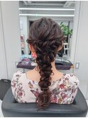 二次会ヘア編み下ろし【清板】