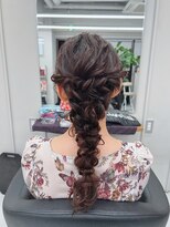 二次会ヘア編み下ろし【清板】