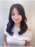 韓国ヘア/くびれヘア/ヨシンモリ/顔周りレイヤー/20代30代40代
