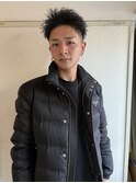 スパイキーショート メンズショート メンズカット 眉毛 理容室
