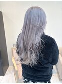 ホワイトシルバーグレー/ハイトーンカラー/ケアブリーチ/名古屋