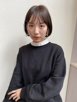 似合わせカット/ショートボブ/ココアブラウン