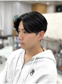 王道毛流れセンターパート/曲がる縮毛矯正