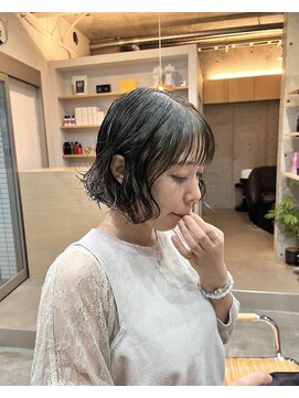 ほきもと美容室 ゆるめボブパーマ