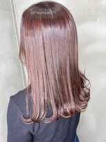 ベルヘアーデザイン 堺東(Belle hair Design)&nbsp;ピンクブラウンアディクシーカラーグレージュミディアム堺東